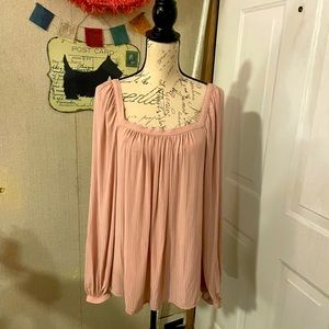 Light pink pin stripe blouse